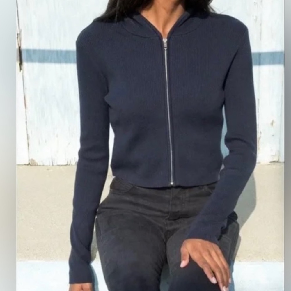 Brandy Melville Zip Up Hoodie